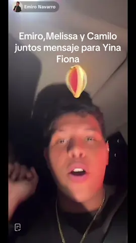 Mensaje para Yina Fiona #melissagate #emiro #chismetime #famosos 