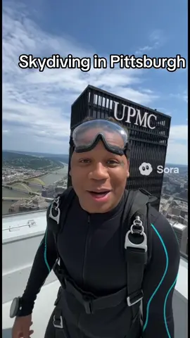 Today i jumped from the Upmc building in Pittsburgh #fyp #pittsburgh #feddthegod 