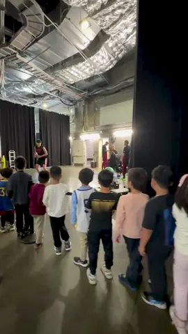 inspiring the youth🥹 #yanghansen #trailblazers #NBA 