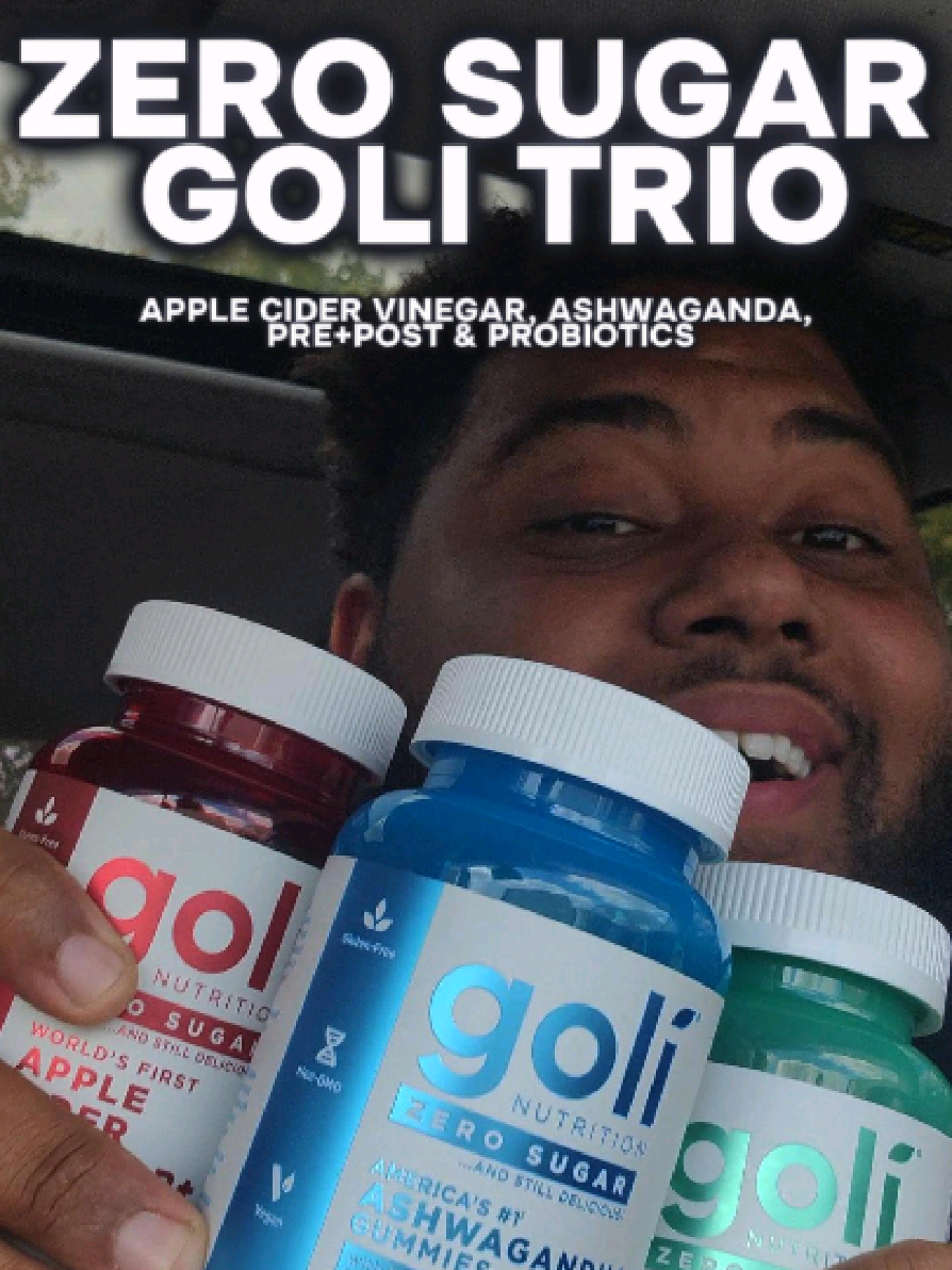 Check out the Goli trifecta! We’ve got Apple Cider Vinegar gummies, Ashwagandha for your daily zen, and zero-sugar pre-, post-, and probiotics. Some creators might do wild stunts, but you can just enjoy the goodness with no lawn destruction required! 😅 - #GoliGummies  #Wellness  #ZeroSugar #HealthyHabits #MackMotivates 