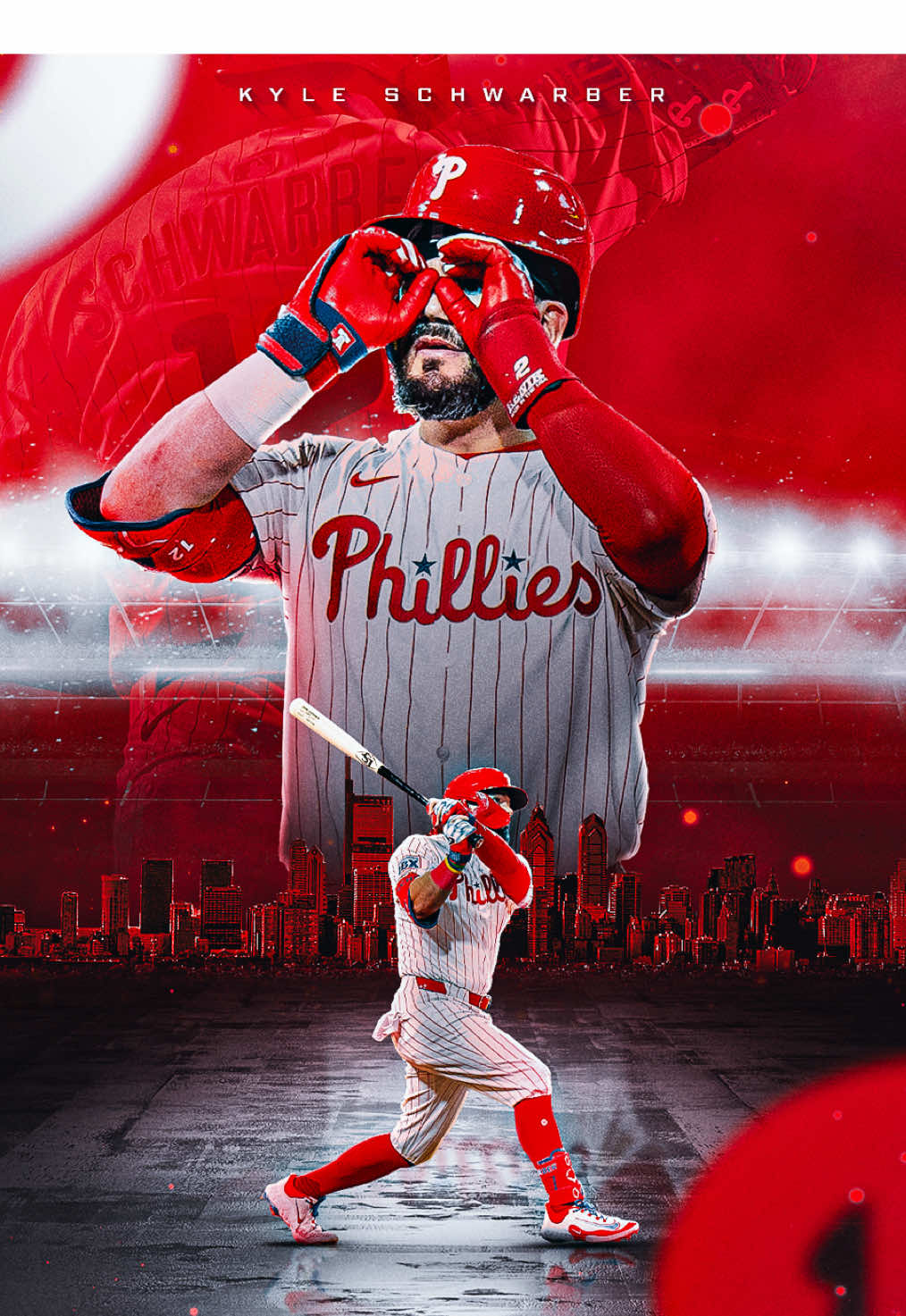 This ball may not have landed yet 🤯 #MLB #phillies #NLDS #baseball #postseason 