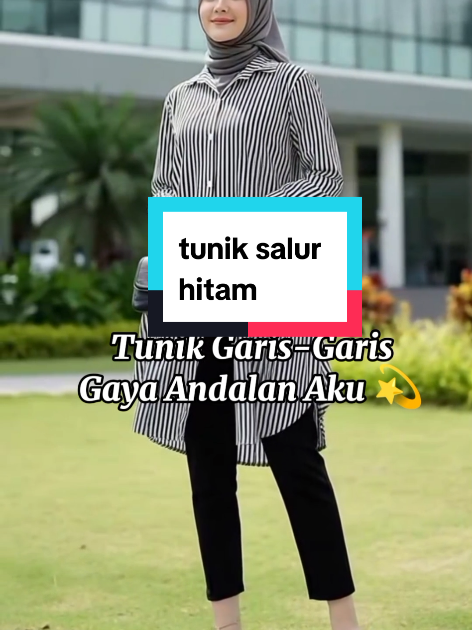 Tunik adem & stylish, cocok buat daily look 💕 #tunikmodis #ootdhijab #stylekekinian #bajuwanita #fashiondaily 