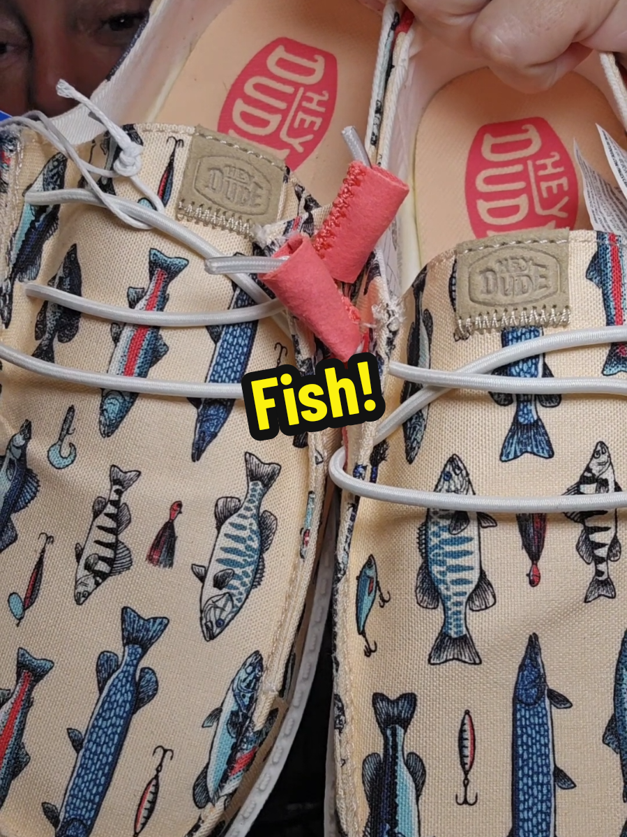 Hooked on comfort 🎣👟   HEYDUDE Fish Lure Shoes bring laid-back vibes and lightweight comfort perfect for lake days, dock hangs, or casual weekends.   Style that reels you in every time ✅   #HeyDudeShoes #FishLureEdition #OutdoorStyle #TikTokShopCreatorPicks #tiktokshopfalldealsforyou