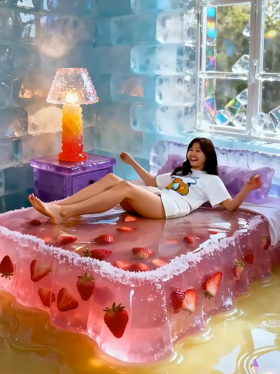 asmr de camas para el verano #asmr #bed #IA 