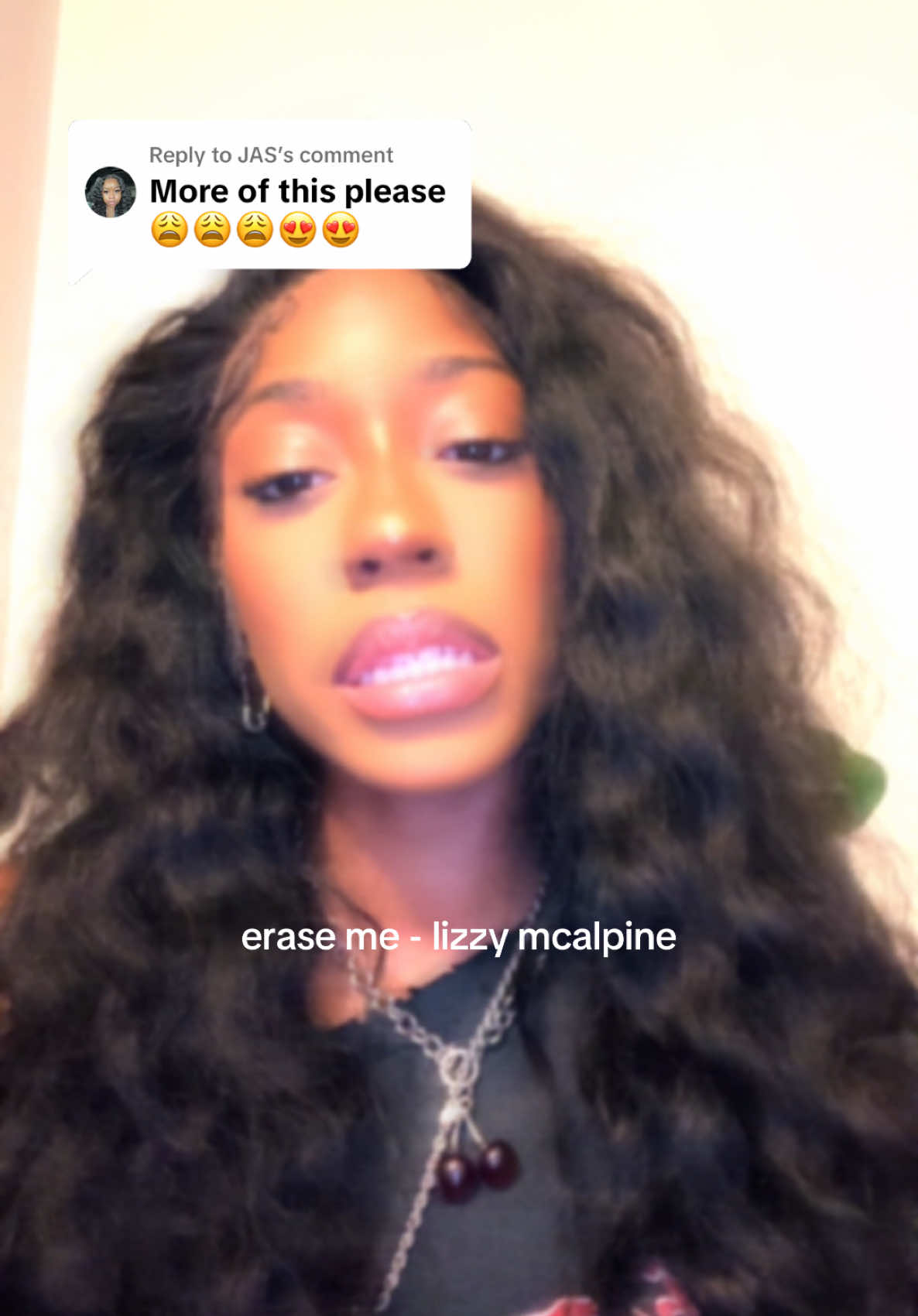 Replying to @JAS goodnight guyssss!!💋 #lizzymcalpine #eraseme 
