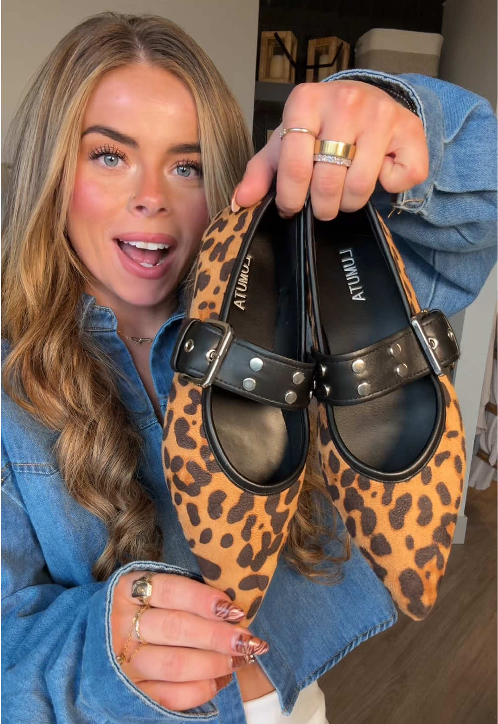 how good are these shoes 🩰🐆🫶🏼 #fyp #fitcheck #OOTD #tiktokshopcreatorpicks #balletflats 