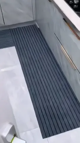 Kitchen floor mat carpet absorbs water, dirt-resistant and anti-skid door mat, feet feel comfortable and easy to take care of, can be cut#nonslipfloormat#doormat#kitchenfloormat#goodthingsathome  