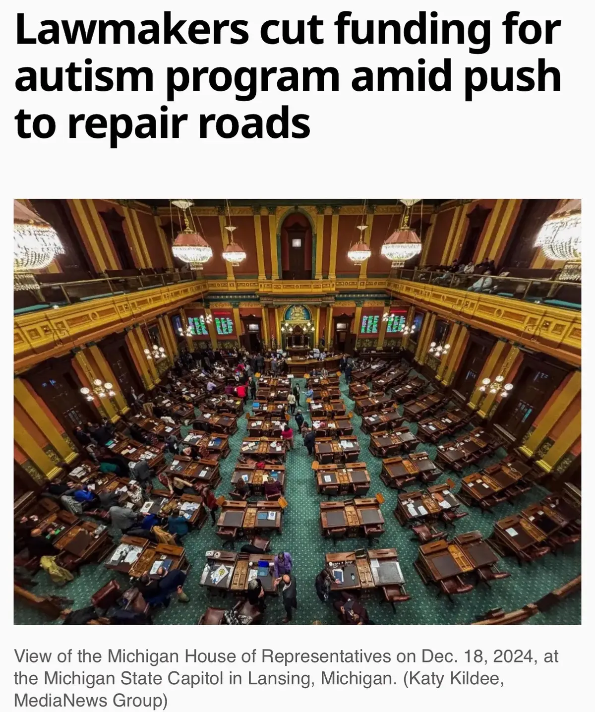 🚨 PLEASE READ UNTIL END TO KNOW HOW YOU CAN ADVOCATE. 🚨 Michigan families are losing critical autism support. Lawmakers just cut $2 million in funding for the state’s Autism Navigator program, which connected families to vital services, therapies, and resources. That $2 million was nearly half of the Autism Alliance of Michigan’s budget… and now, layoffs and reduced support are likely to follow. sigh. This cut comes as lawmakers shift spending toward road and infrastructure projects, leaving behind programs that directly impact children and adults with disabilities. As an advocate, this is unacceptable. Every child deserves access to the supports that help them communicate, connect, and thrive. Now besties, let’s talk about how you can advocate:  1.) PLEASE call the Michigan House of Representatives: (517) 373-0135 2.) Ask to be connected to your state representative’s office. If you don’t know who your representative is, simply say: “I’d like to be connected with the representative for (then just say your city or ZIP code).” 3.) Then tell the staffer something like this (simple and direct): “I’m calling to ask Representative ** insert name ** to support restoring the $2 million cut to the Autism Navigator program in Michigan’s budget. This program connects families to critical autism services, and losing it harms children and adults across our state.” TIME TO ACT.  THANK YOU.