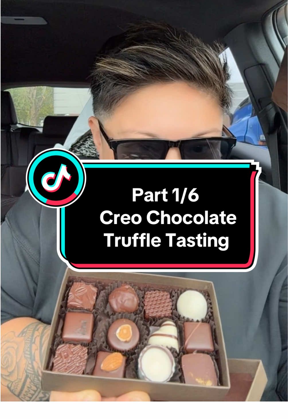 Trying out Creo Chocolate’s truffles!  Vietnamese Iced Coffee- Vietnamese coffee/sweet milk and a dark chocolate center, capped with white chocolate in a marbled shell .  The coffee flavor was very subtle, but it still tasted like a Vietnamese iced coffee for sure!  Candy Cap Mushroom-  Candy cap infused ganache, (an earthy maple flavor), enrobed in dark chocolate.  I love the texture and flavor of this ganache and how balanced it was as far as sweetness. It wasn’t too sweet and it wasn’t too dark either just right! I look forward to trying the rest of my assortment, these are both great flavors, but I would pick the candy cap mushroom over the Vietnamese coffee out of the two!  If you haven’t tried Creo Chocolate yet, you’re missing out!!!    #portland #pdx #Foodie #chocolate #oregon @Creo Chocolate