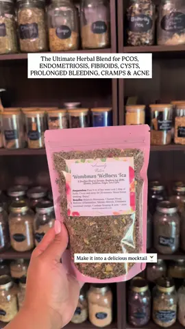 Wombman Wellness Tea is more than a ritual—it’s nourishment for your feminine health. Each sip supports hormonal balance, eases cramps and bloating, and promotes a clear mind and radiant skin. I love turning mine into a soft, floral mocktail—because healing can be elegant too. sincerelynaturelife.com #sincerelynature #wombhealth #herbalremedies #femininewellness #hormonebalance