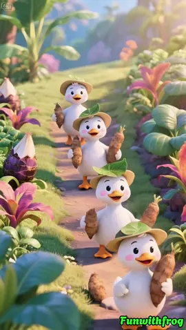 Vịt con dễ thương #nhacthieunhivuinhon #kidssong #tiktokkids #hoathinhvui #kidsoftiktok 