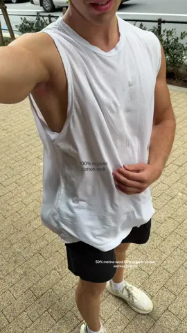 refusing to sweat in microplastics