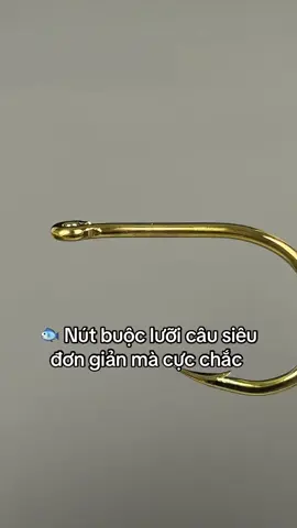 🐟 Nút buộc lưỡi câu siêu đơn giản mà cực chắc – dân câu cá nhất định phải biết! 🎣 #cauca #kythuatcauca #buocluoicau #caucaongsong #caucatunhien 
