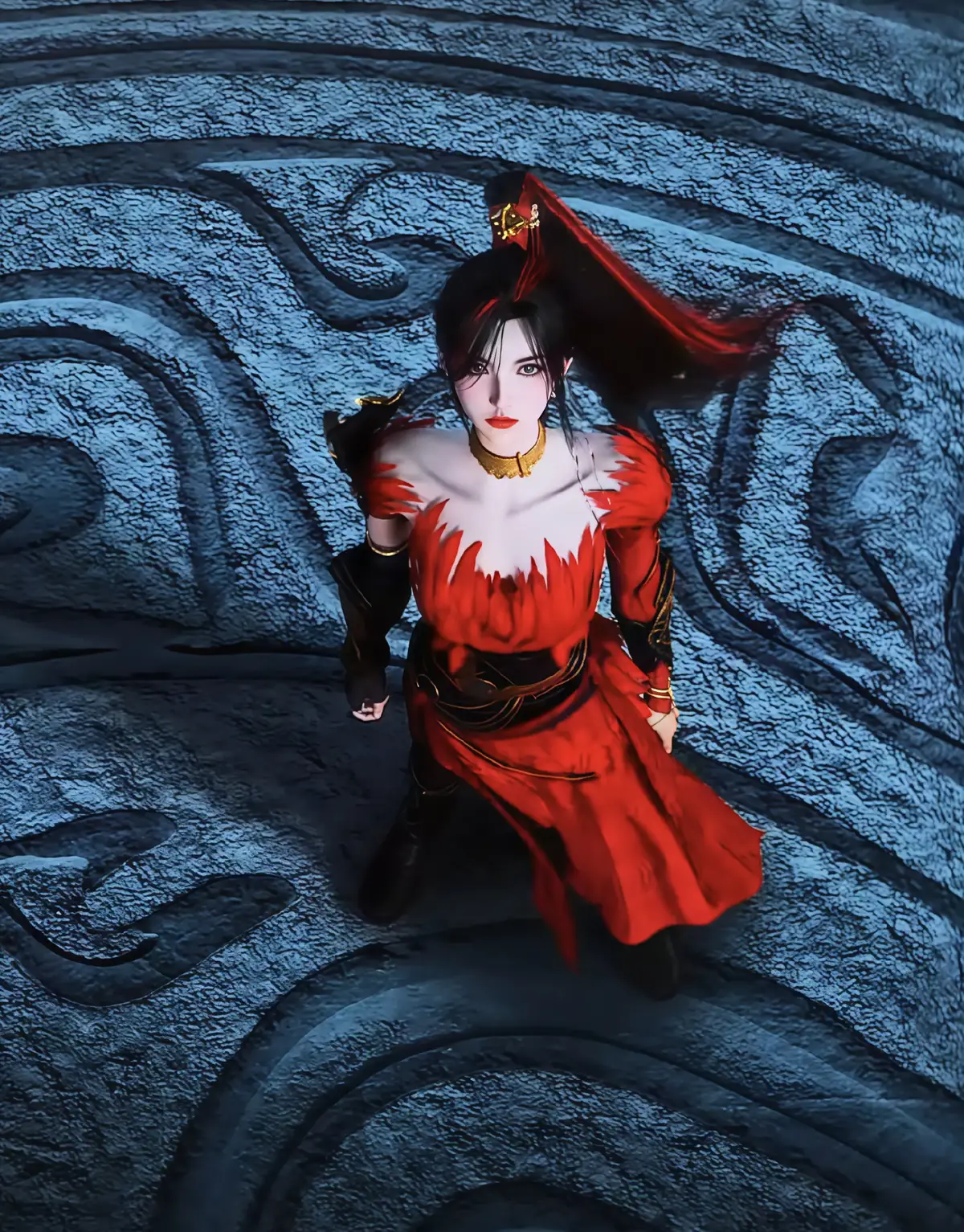 pesona Zhao xiang'er versi pakaian merah & hitam Zhao Xiang'er ga pake BH😅😆 #yunxi2963 #abovethekingdomofgod #overthedivinerealms #overthedivinekingdom #shenguozhishang 