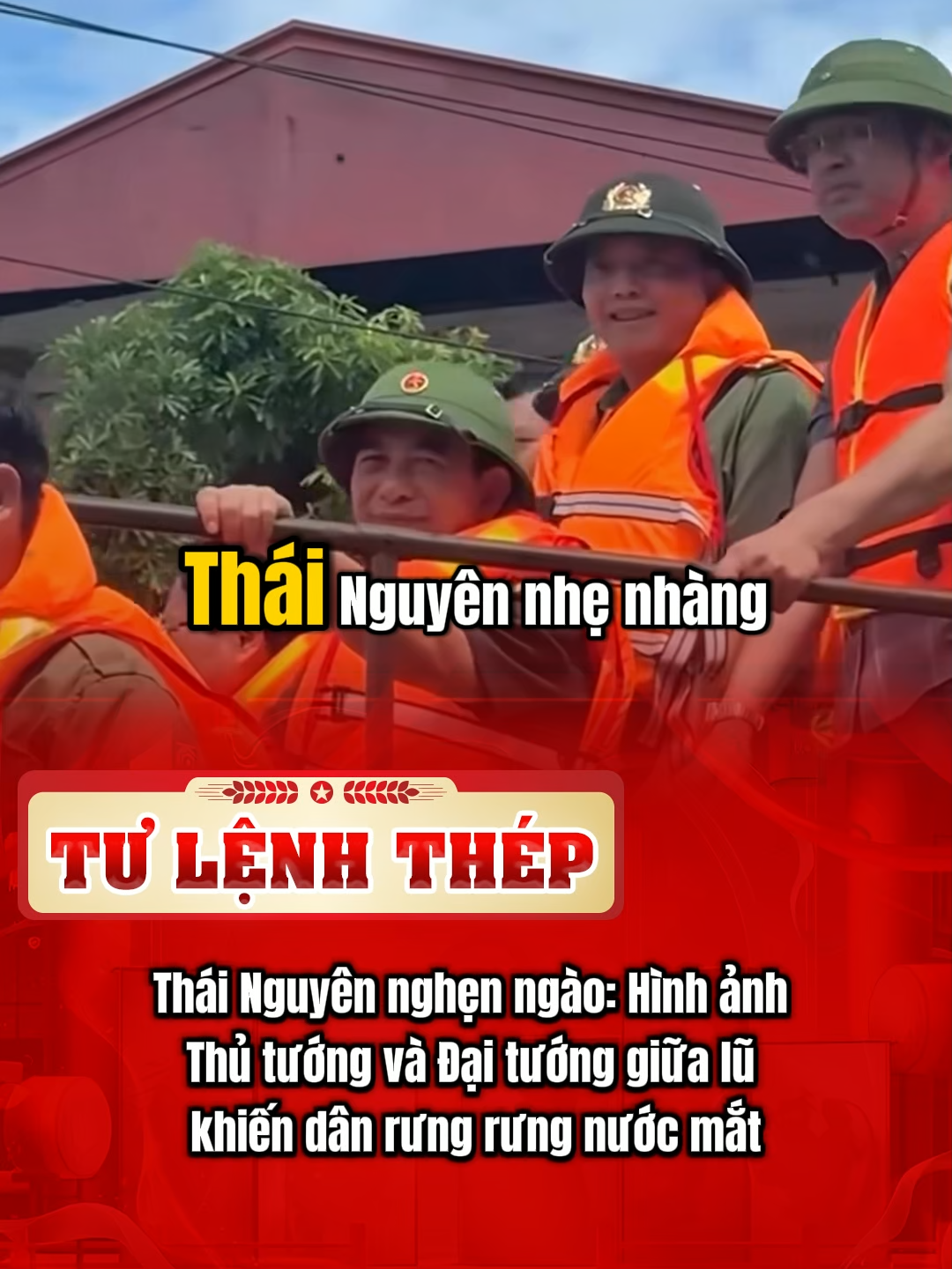 Hình ảnh đẹp nhất mùa lũ: Thủ tướng và Đại tướng cùng dân vượt qua gian khó #fyp #viral #xuhuong #daituongphanvangiang #LearnOnTikTok