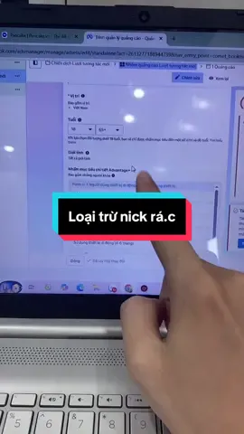 Taget cho mọi ngành hàng loại nick rá.c #quangcaofacebookhieuqua #banhangonline #changtraimarketing #quangcaotiktok #kinhdoanhonline 