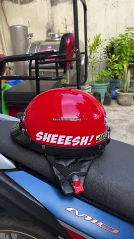 Perfect sa mga naka Classic Motorcycle.🛵 #helmet #tiktokfinds #fyp 