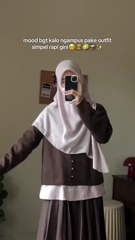 Outfit check🧸🥝 #belajarsyari #hijabsyari #outfitngampus #kantoran #ootdsyari @nitstar.id 