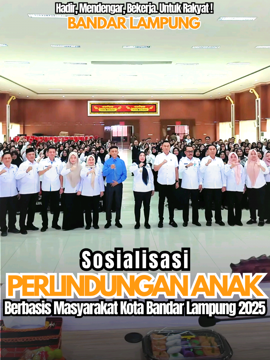 Sosialisasi Perlindungan Anak Terpadu Berbasis Masyarakat 2025. ✨ Anak-anak adalah amanah yang harus kita jaga. Mereka butuh perhatian, kasih sayang, dan kepedulian nyata dari kita semua. Melalui program pendidikan gratis yang terus kita sosialisasikan, saya ingin masyarakat juga aktif memberi masukan. Satgas di tiap lingkungan akan jadi garda terdepan agar tidak ada lagi anak yang putus sekolah. Dengan pendidikan gratis dan gotong royong bersama, InsyaAllah kita wujudkan Bandar Lampung sebagai kota ramah anak. 🌸 #BundaEva #BandarLampung #PerlindunganAnak #KotaRamahAnak #fyp 