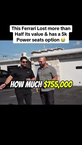 5k power seat option 😭🥀#cars #ferrari #fyp 