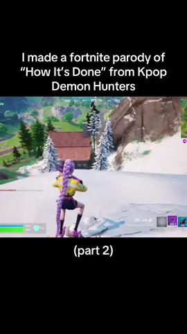 PART TWOOOO highnotes literally made me want to quit #kpopdemonhunters #fortnite #parody #huntrix #bts 