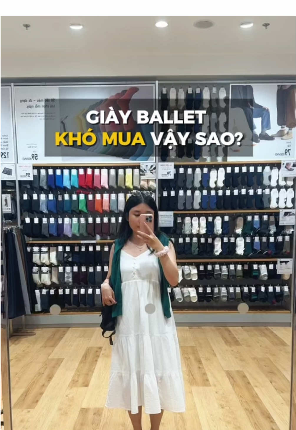 Mua rồi mới hiểu giày ballet sao được nhiều người mê #xuhuong #review #UNIQLO #giayballet #decathlon 