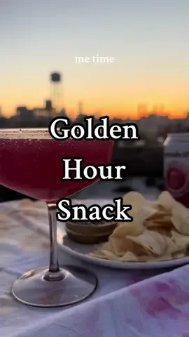 nothing like a ridiculously indulgent snack at golden hour and cracking open a cold @Spindrift to chase it all down  #spindriftsquad #drinkspindrift 