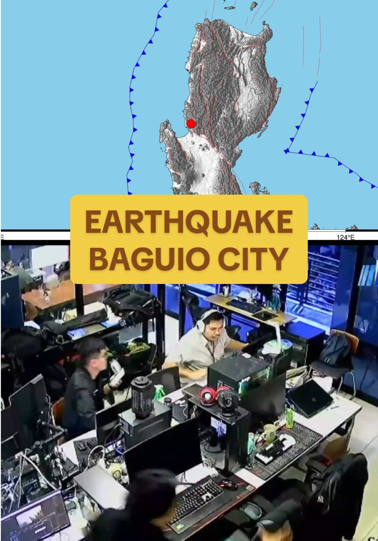 Just In: #earthquake of M4.8 Jolted N. Luzon on Thursday morning, October 9, 2025.  #baguio #philippines #breakingnewsph #fyp 