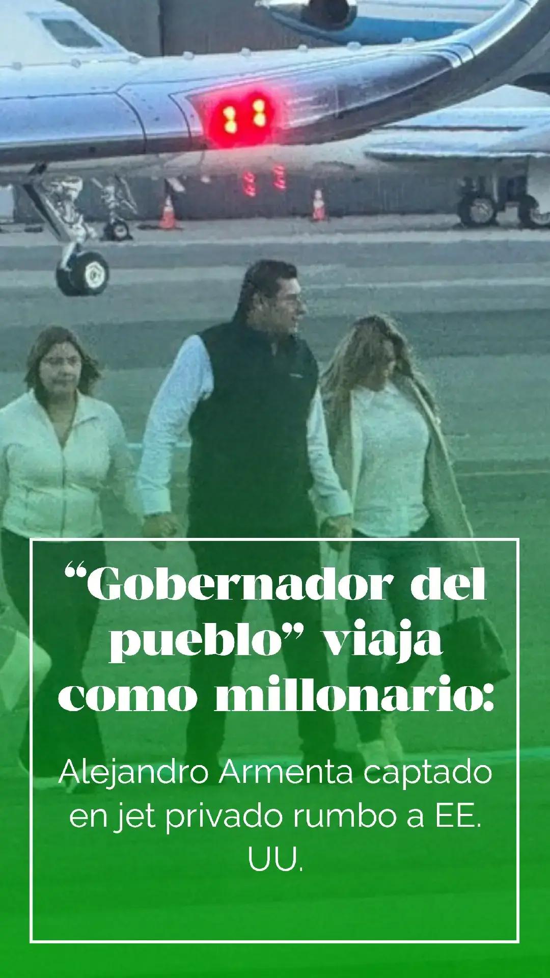 ✈️ “Gobernador del pueblo”... pero en jet privado 💸 Alejandro Armenta fue captado viajando a Nueva Jersey. El gobierno dice que fue por “motivos familiares” 🤔 🔥 Las redes ya lo tundieron. #Armenta #Puebla #JetPrivado #NoticiasPuebla 