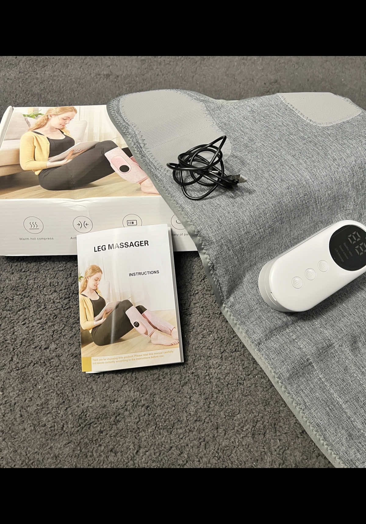 Cordless Leg massager. Relieve muscle fatigue #leg massager @LEG MASSAGER 