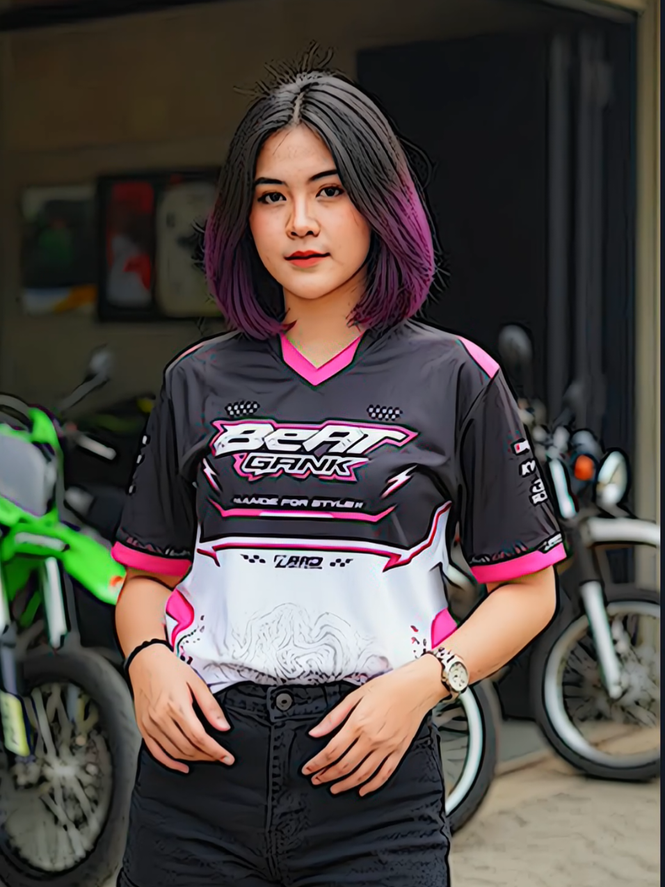 Membalas @rattnasarii_95 Yang mau order juga langsung klik keranjang kuning ya☝️😎 #promomakan1010 #jerseyracing #beatgank #kaosracing #fypシ゚ 