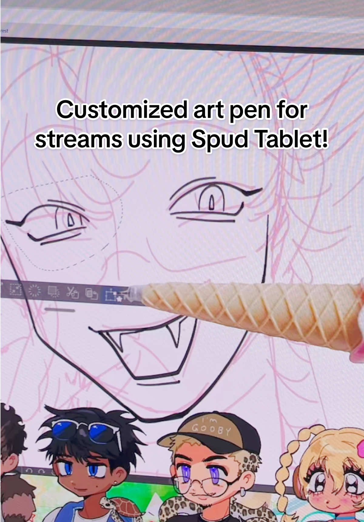 I’ve gotten some questions about my ice cream cone cursor for streams hehe, here’s a tutorial on how to set it up using Spud Tablet and Arm! I hope you find this tutorial helpful ^^  I’m really liking this educational type of content so I’ll probably do some more! Follow if you’re interested! #streamtutorial #spudtablet #tutorials #artstreamer #obs 