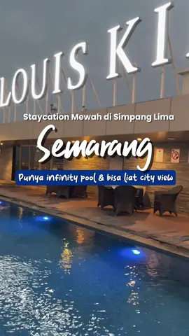 Sumpah deh view di infinity pool nya cakep paraah 🤩 Apalagi skrg km bisa booking lebih murah lewat tag lokasi loh.. Lgsg klik tag lokasi dan booking hotelnya yaa.. #hoteljuaraoktober #goacademylv2okt #hotelsemarang #semaranghits #exploresemarang 