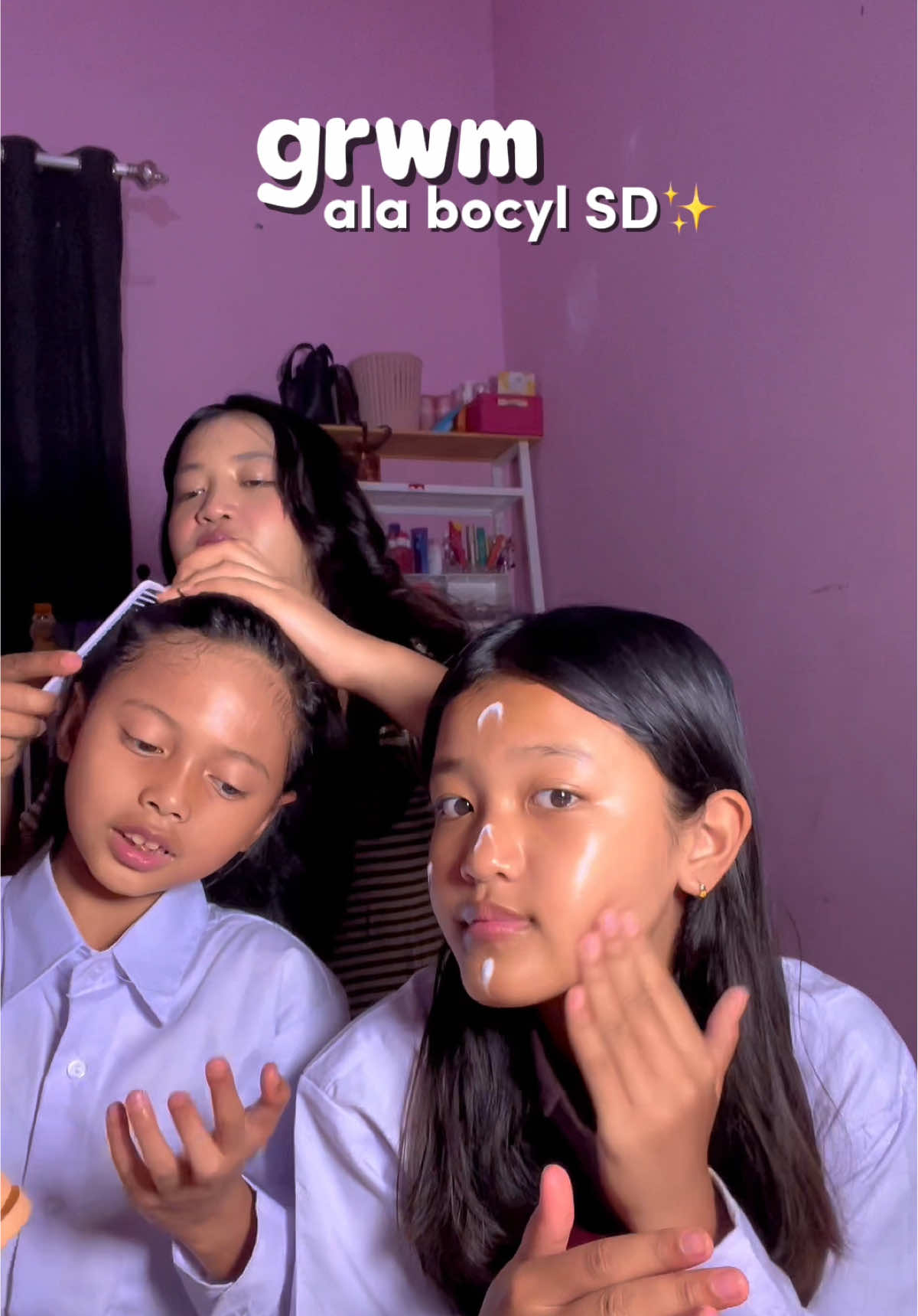 grwm, prepare sekolah guys 🥰✨ #grwmroutine #grwmforschool #morningroutine #fyp #skincareroutine 