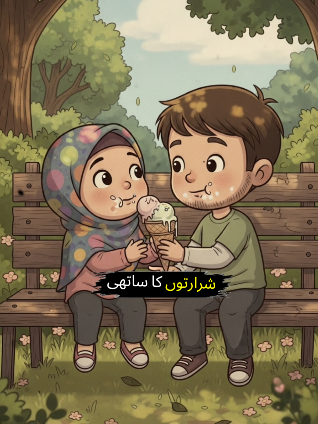 “Bhai Behen Ka Rishta – Mohabbat Ka Sabse Khoobsurat Saya” 💞#BhaiBehenKaRishta #FamilyBond #BrotherSisterLove  #IslamicCartoonStyle 