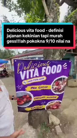 Bestie!!! Nu beuki takoyaki,udang keju,mie gacor,dimsum aya di cipeundeuy di ruko2 leter U deket Dokter LiLi 
