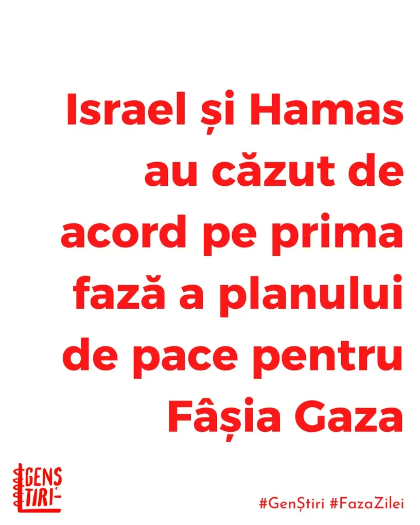 Știre în curs de actualizare Președintele Statelor Unite, Donald Trump a anunțat miercuri seara că gruparea militantă palestiniană Hamas și Israelul au ajuns la un acord asupra „primei faze a planului nostru de pace”din Fâșia Gaza. Asta presupune ca Hamas să îi elibereze pe cei 20 de ostatici israelieni în viață, în schimbul mai multor palestinieni, dar și ca forțele israeliene o să se retragă până „la o linie agreată”. Președintele american a spus că aceștia sunt „primii pași spre o pace puternică, durabilă și veșnică”. Israel și Hamas au confirmat separat punctele principale ale acordului, conform surselor citate de Associated Press. Hamas a spus că acordul „aduce sfârșitul războiului în Gaza”, scrie France24. Premierul israelian, Benjamin Netanyahu, a scris pe X că e o „zi măreață”. El a adăugat că Guvernul său se va reuni azi pentru a ratifica acordul. Mai mulți lideri ai lumii au transmis deja felicitări, însă planul de pace anunțat de Trump la final de septembrie a fost criticat, iar aspectele controversate ale propunerii nu au fost încă clarificate. Surse: AP News/BBC/France24 Autor: Călin Căciuleanu #GenȘtiri #stiri #tineri #Gaza #Israel #armistitiu #DonaldTrump