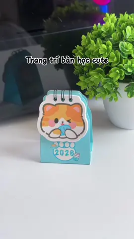 Trang trí với bộ lịch 2026 mới cute quá nè. Vẫn có đủ vài tháng cuối của 2025 nhe #lich #lich2026 #lichtrangtri #nhacxuhuong 