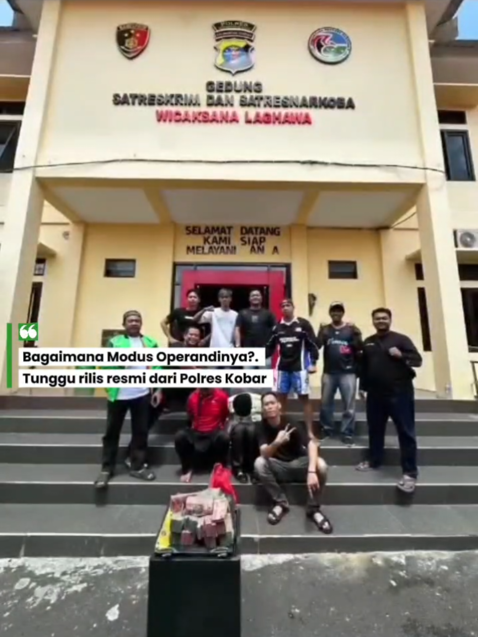 Resmob Polres Kobar bekuk pelaku pencurian brankas J&T. 🎬 : Marjoresmob36 #polreskobar #brankas #pencurian 