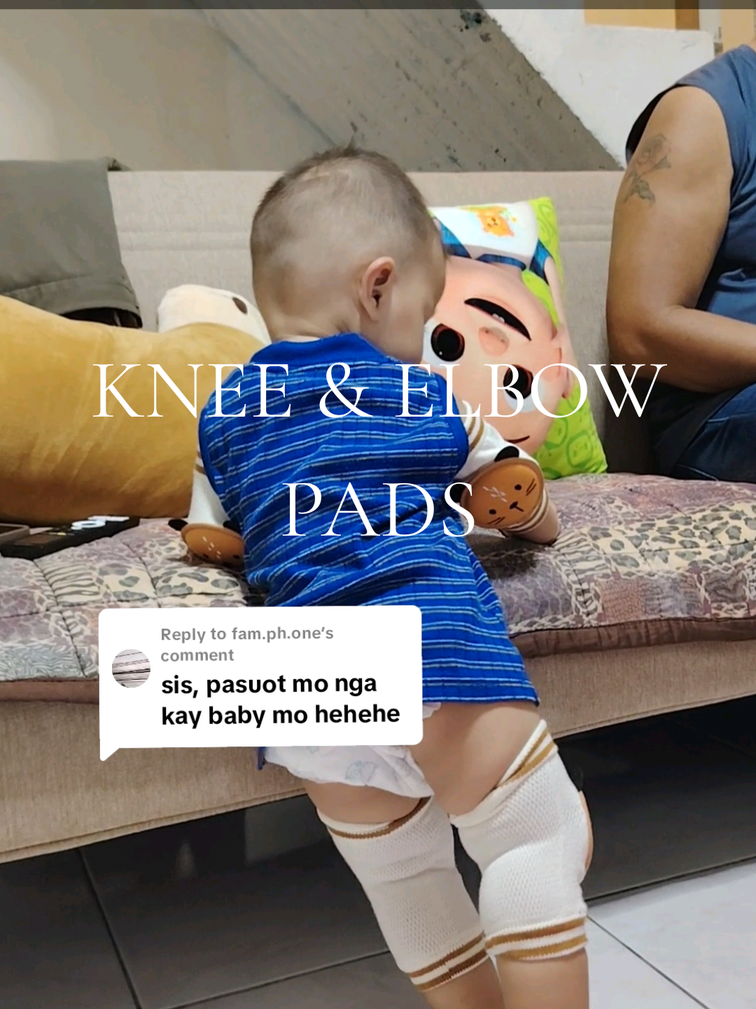 Replying to @fam.ph.one super worth it bilhin mi, protected ang knee and elbow ni baby😉👍 #tiktok #kneepads #elbowpads #baby #protection 
