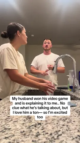 And then I get to tell him all about my recent baking and nail sets I’ve done 🤪❤️ #husband #game #games #videogames #husbandandwife 