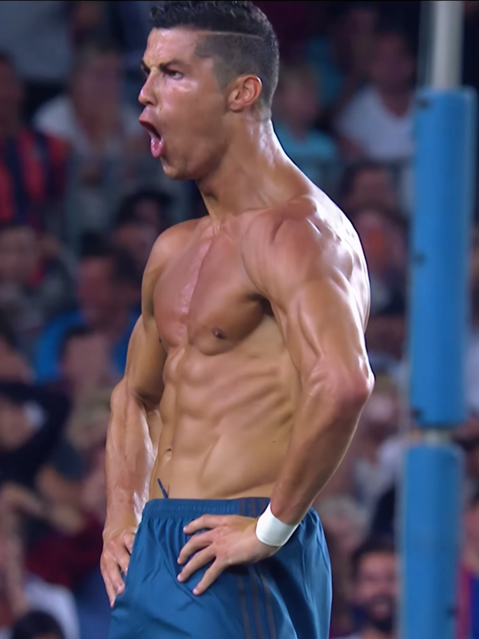 el día que cristiano se vengo de messi y el barcelona #cristianoronaldo #golazo #realmadrid #cr7 #deportesentiktok 