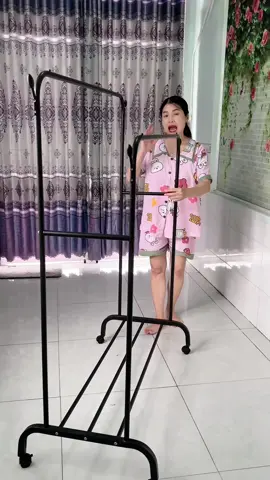 Sào phơi đồ 2 tầng có bánh xe tiện lợi #tiktokshop #xuhuong #giaphoiquanao #giaphoido #saophoidothongminh 