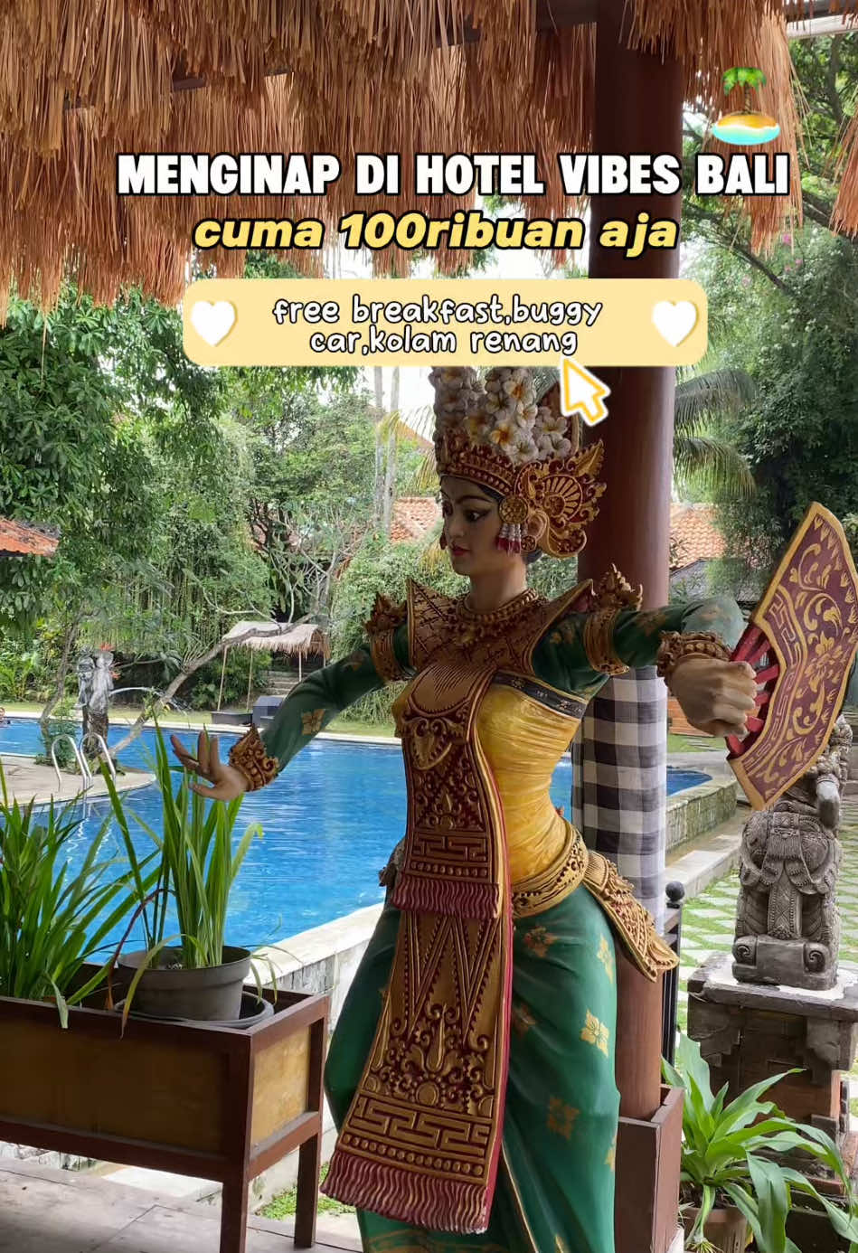 pengen ke Bali tapi yang deket”? cobain kesini dehh 😍 #ubudcottagesmalang #hotelubudmalang #hotelmalang #rekomendasihotelmalang 