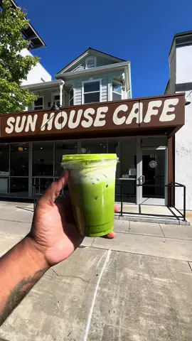 Matcha Dates >>> Sun House cafe Sacramento,Ca  Highly recommend that banana cream match 😮‍💨😮‍💨😮‍💨  #matcha #matchalatte #916 #matchadate #thefirstdatedude 