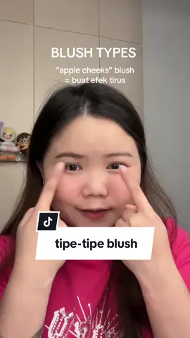 Replying to @jen  ini beberapa blush placements! aku pakai liquid blush rare beauty minii ^^ 