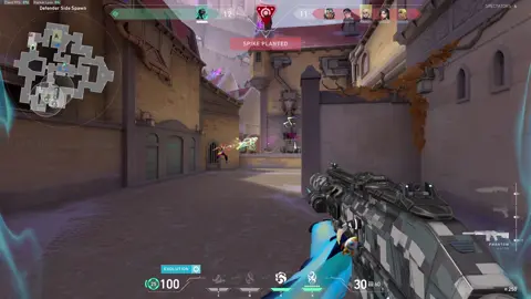 1v5 clutch using the new agent - Veto 🌊 #Valorant #valorantgaming #veto 