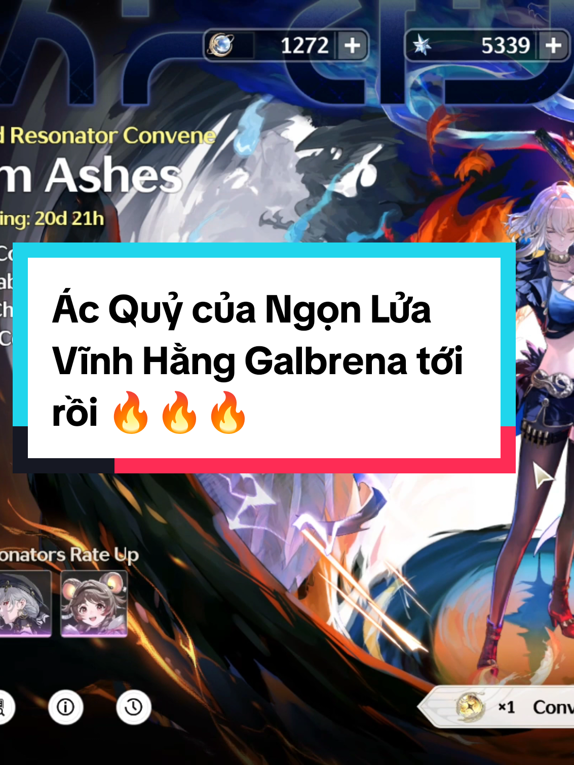 Ác Quỷ của Ngọn Lửa Vĩnh Hằng, Kẻ Diệt Bất Hòa Galbrena tới chơi. Ae có ai roll chưa 🔥🔥🔥 #wuwa #wutheringwaves #galbrena #xuhuong #kurogames 