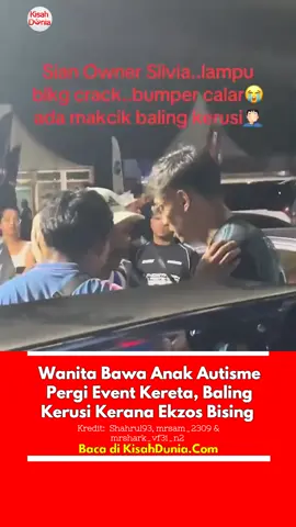 Katanya selain baling kerusi, dia turut sumbat bekas minuman dalam ekzos. Uihhhh, Nissan Silvia S15 tu 👁️👁️ #eventkereta #nissansilvia #balingkerusi #wanita #anakistimewa 