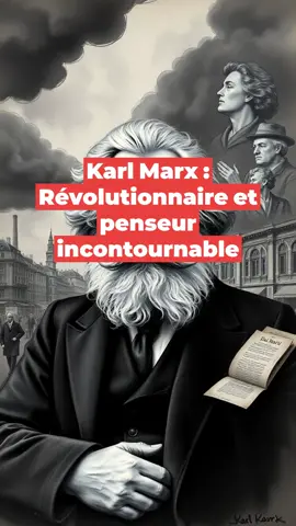 Karl Marx : Révolutionnaire et penseur incontournable #Histoire #Révolution #Marx #culture #inspiration 